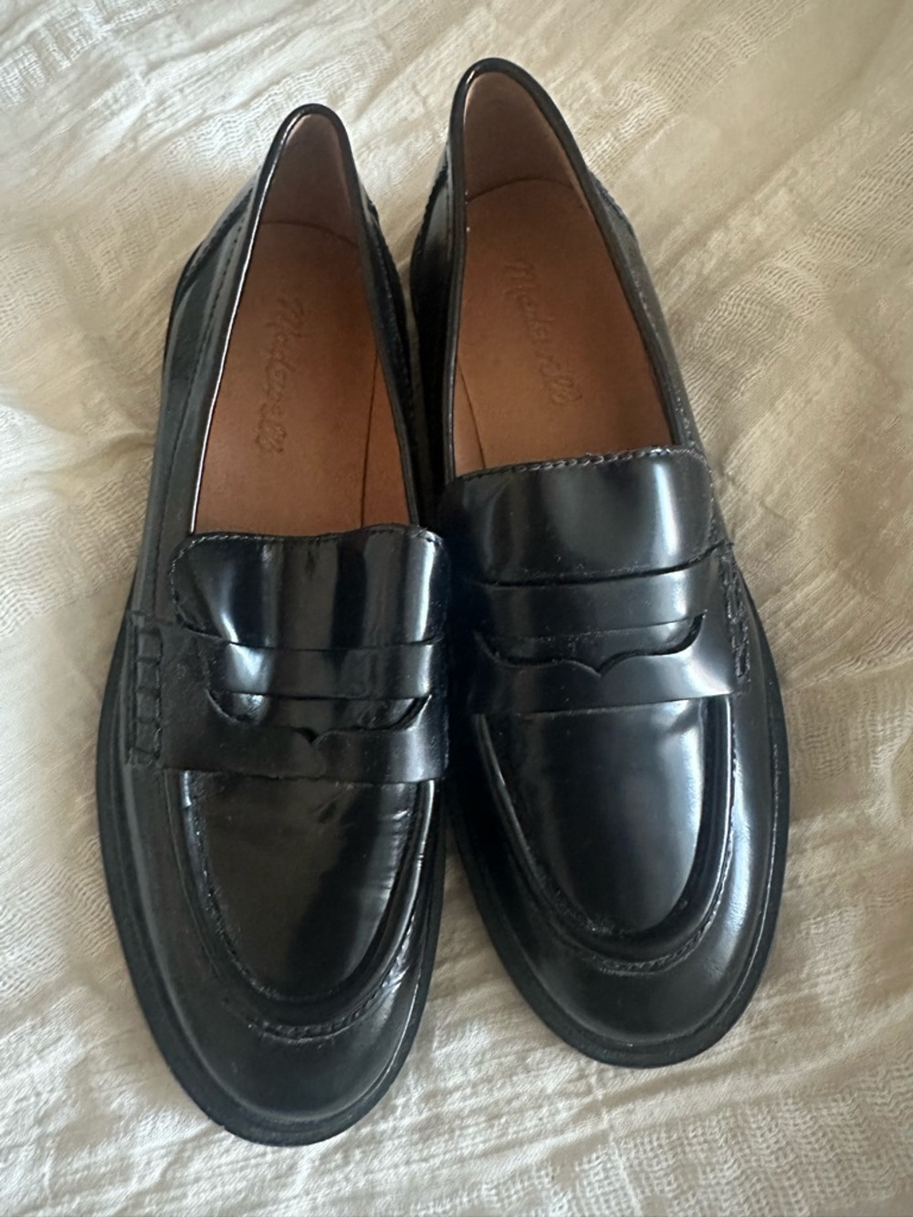 Madewell black loafers